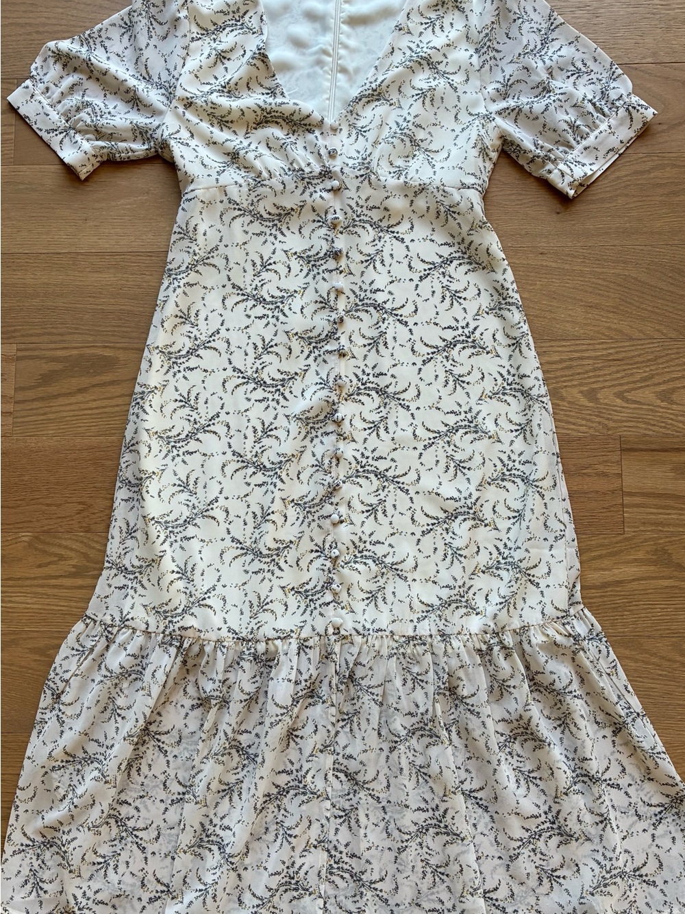 Floral Midi Dress – Romantic / Cottagecore
